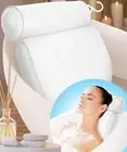 BASIC CONCEPTS Bathtub Pillow for Neck and Back Support with Drying Hook Bath...