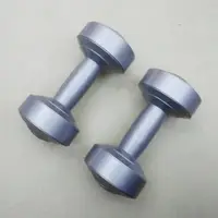 在飛比找蝦皮購物優惠-便盆槓鈴 3KG DUMBELL 3KG 塑料啞鈴 3KG 