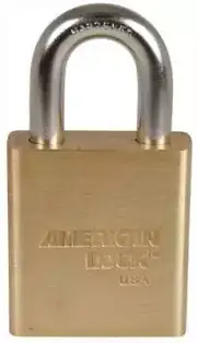 Master Lock Company A3700WO Model No. Padlock, Brass, Silver