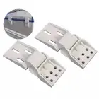 Sleek White Plastic Folding Hinges Set of Two for Seamless Functionality
