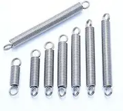 10pcs Double Loop-End Expansion Extension Springs Wire Diameter 0.5mm Length 20/25/30/35/40/45/50/60/70/80/90/100/120-280mm(80mm,6mm)