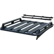 Universal 135x125cm Aluminium Alloy Roof Rack Flat Platform & Rails for Dual Cab