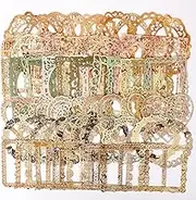 60Pcs Scrapbook, Scrapbooking Lace Frames and Borders Vintage Scrapbook Cutouts Paper Lace for Scrapbook Supplies Frames Vintage Cutout Lace Scrapbook Paper for Junk Journal Crafts
