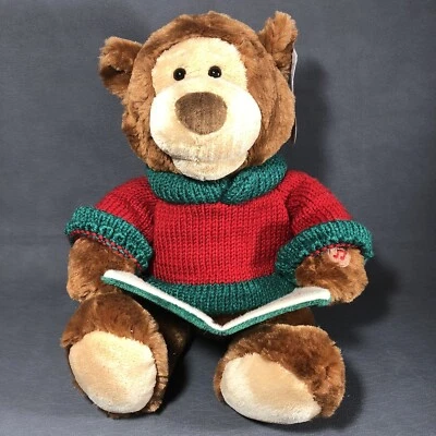 Gund Storytime Teddy Bear Twas The Night Before Christmas Animated Talking Plush