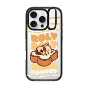 iPhone 16 Pro Impact Ring Stand Case MagSafe Compatible Puglie Pug Roly Poly Kinda Doughy