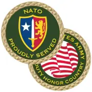 USA North Atlantic Treaty Organization NATO Challenge Coin
