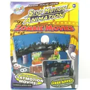Wild! Science Make Your Own Stop Motion Zombie Movies Kit Brand New Open Box