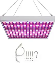 Yugodex 15 W LED Plant Light, Plant Lamp LED Full Spectrum, Square Indoor Plant Light, 225 Pieces Red and Blue LED Growth Lamp for Plants, 1350LM for Vegetables and Flowers