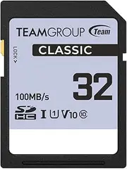 Team 32GB Classic SD UHS-I Memory Card