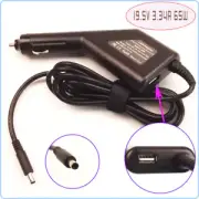 Laptop DC Adapter Car Charger + USB for Dell XPS13 321X-2891 XPS13-4002SLV