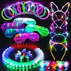 Light up Glow Party Supplies 65 Pack New Year Eve LED Glow in the Dark Birthday