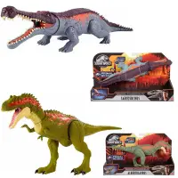 在飛比找蝦皮商城精選優惠-玩具 美泰侏羅紀世界2大型競技恐龍艾伯塔龍帝鱷恐龍模型兒童玩