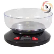 1x Scale Truweigh Black Vortex Digital Bowl Scale | Auto Shutoff | 5000G