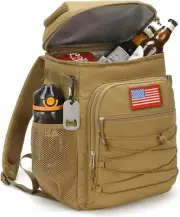 Tactical Cooler Backpack Insulated Leak Proof Ice Chest Backpack