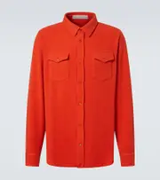 [God's True Cashmere] God's True Cashmere Fire cashmere shirt UK 16,5 red