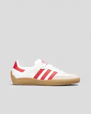 [adidas] adidas Women's Puig Samba Shoes in White/Better Scarlet Size 4 4 White/Better Scarlet