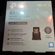 TP-Link AX1800 Nano WiFi 6 Wireless USB Adapter Archer TX20U Nano New Sealed Box