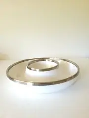 Siena Collection Porcelain chip dip by Godinger appetizer plate