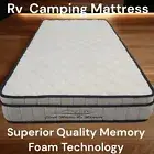 HOME RV CARAVAN MOTORHOME RV MATTRESS MEMORY FOAM 203cm TALL x153cm WIDE SQUARE