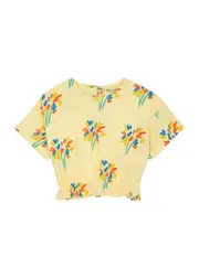 Bobo Choses Kids Fireworks Printed Woven top (2-10 Years) - Yellow - 10-11Y (10 Years) 10-11Y (10 years)