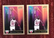 Michael Jordan #41 Skybox 1990 NBA Mint Ungraded Basketball Lot 2 Cards