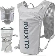 INOXTO Hydration Vest Backpack,Lightweight water running vest Pack with 1.5L Water Bladder Bag Daypack for Hiking Trail Running Cycling Race Marathon for Women Men