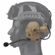 AMP Headset Military Bluetooth Earphone Tactical Noise Reduction For Fast Helmet