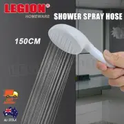 Push-On Spray Shower Head Bath Sink Tap Attachment Hose Soft Tube 1.5m