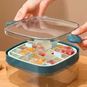 Three Tier Silicon Mould Jelly Ice Maker WIth Shovel Tray Box