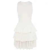 [ZIMMERMANN] Crush Ruffled Mini Dress