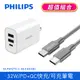 PHILIPS飛利浦 32W 3port PD充電器 DLP4327C