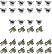 Blum Compact 33 Hinges with 1/2" Overlay Plate (16 Hinges + 16 Plates)
