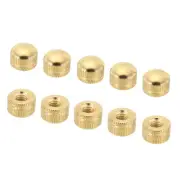 15 Pack M5x0.8 Cap Nut Acorn Nut Screw Knob Cap Insert Bolt Cover Female Gold