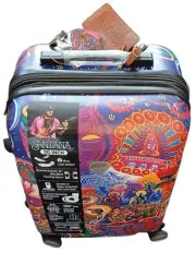 Brand New CARLOS SANTANA SUPERNATURAL 20 inch Carryon Luggage Rolling Hardshell