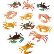 Mini Plastic Crabs (Pack of 12)
