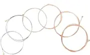 UPKOCH 6pcs Strings Metal Folk Guitar Strings Classic Guitar Accessories for Enhanced Tone Easy Installation and