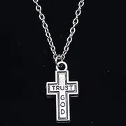 [ZOJK] Necklace 24X13Mm Pendants Short Long Women Men Colar Choker Jewelry Gift