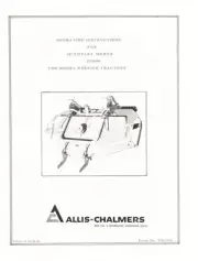 Allis Chalmers 42 Rotary Mower for B Series Tractor Operator Manual