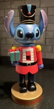 STITCH NUTCRACKER 2024 Disney SOLDIER Christmas Wood DECOR 11" NEW