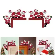 Christmas Door Corner Decoration Christmas Door Frame Decoration For Porch