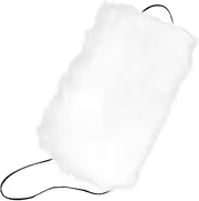 [QWDSGFWS] Faux Fur Hand Muffs Women Winter Hand Warmer Fuzzy Pouch Furry Plush Muffler Gloves Mitten with Strap Pocket for/1215