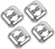 minkissy 4Pcs Shoe Lace Locks Fasteners for Adult Shoes Stylish and Functional Lace Buckles for Men and Women Easy Installation Durable