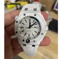 在飛比找蝦皮購物優惠-限量 IP 白色陶瓷15707 15706 手錶 男手錶 男