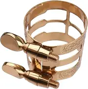 Screw Adjustment Saxophone Ligature Compact Durable Sax Ligature for Alto Saxophone QIUNI