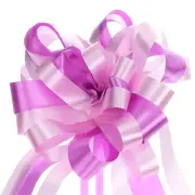 20pcs 7" Large Big Pull Bow Car Gift Wrapping Bows Ribbon, Purple/Pink