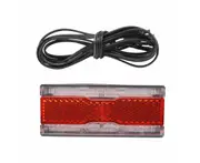 Bike Dynamo Rear Light with Parking Light AC 6V 0.5W LED Bicycle Taillight Fit 50mm Mount Hole Bicycle Rack Carrier