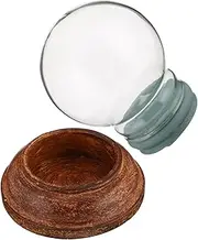DIY Snow Globe Making Kit Empty Glass Ball Ornaments with Sturdy Base for Crafting for Creative Projects Unique Home Decor and Options