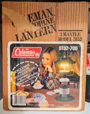 COLEMAN PROPANE TWO MANTLE LANTERN 5152D700T NEW Open Box