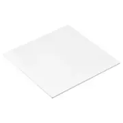 PMMA Acrylic Sheets Colored Non Transparent 6 x 6 Inch White for Crafts