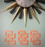 Midcentury Modern MCM Retro Wall Art Palm Springs Atomic Age